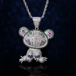 Murakami Panda Iced Out Pendant