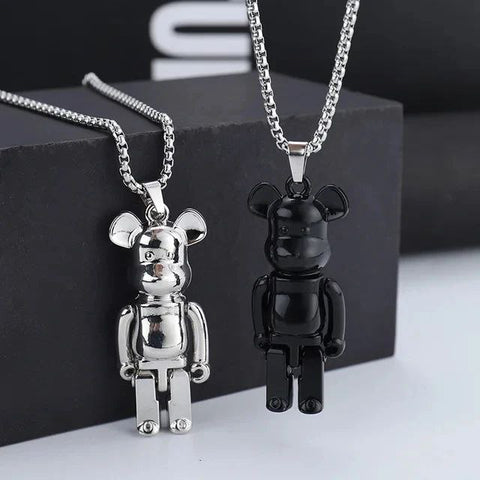 Bear Bricks SS Pendant