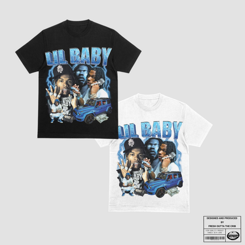 'LIL BABY' Half Sleeve T-Shirt