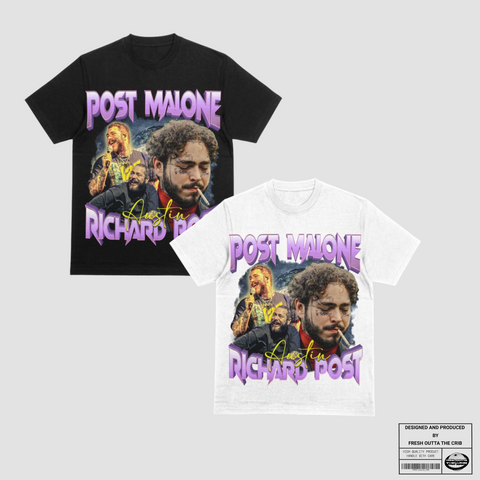 'POST MALONE' Half Sleeve T-Shirt