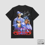 'JUSTIN BIEBER' Half Sleeve T-Shirt