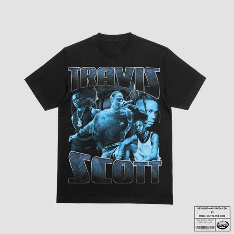 'TRAVIS SCOTT' Half Sleeve T-Shirt