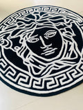 Versace Rug (Black & White)