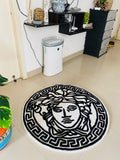 Versace Rug (White & Black)