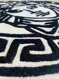 Versace Rug (White & Black)