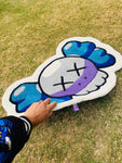 Kaws Head Rug (Blue)