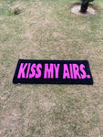 Kiss My Airs Rug (Black & Pink)