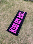 Kiss My Airs Rug (Black & Pink)