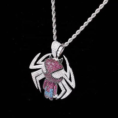 Spiderman Iced Out Pendant